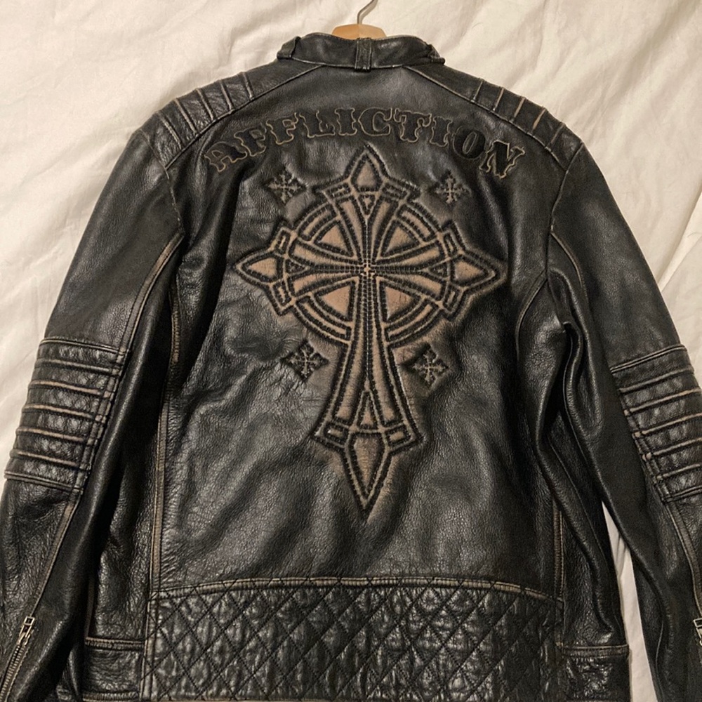 Limited edition leather jacket, like new